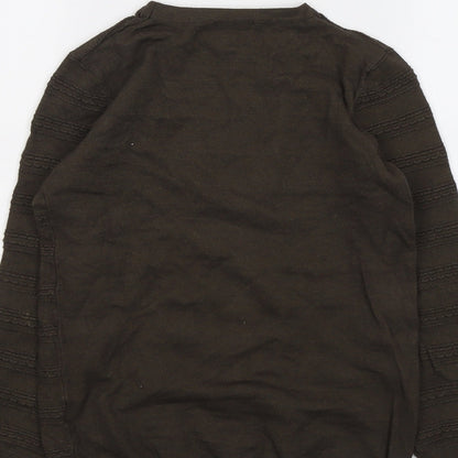 Womens UK Size 8 Warehouse Brown Pullover Jumper