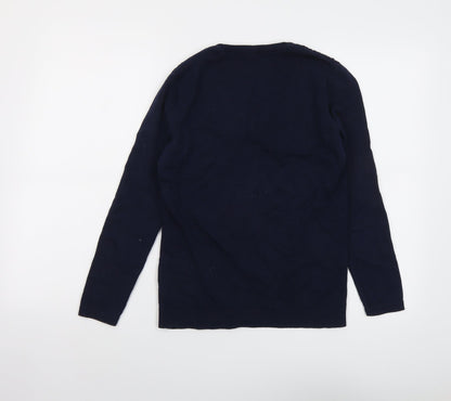 Womens UK Size 8 Bonmarché Blue Pullover Jumper