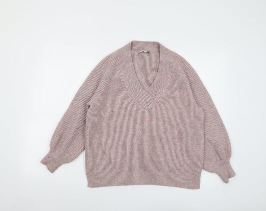 Womens UK Size L NEXT Pink Pullover Jumper