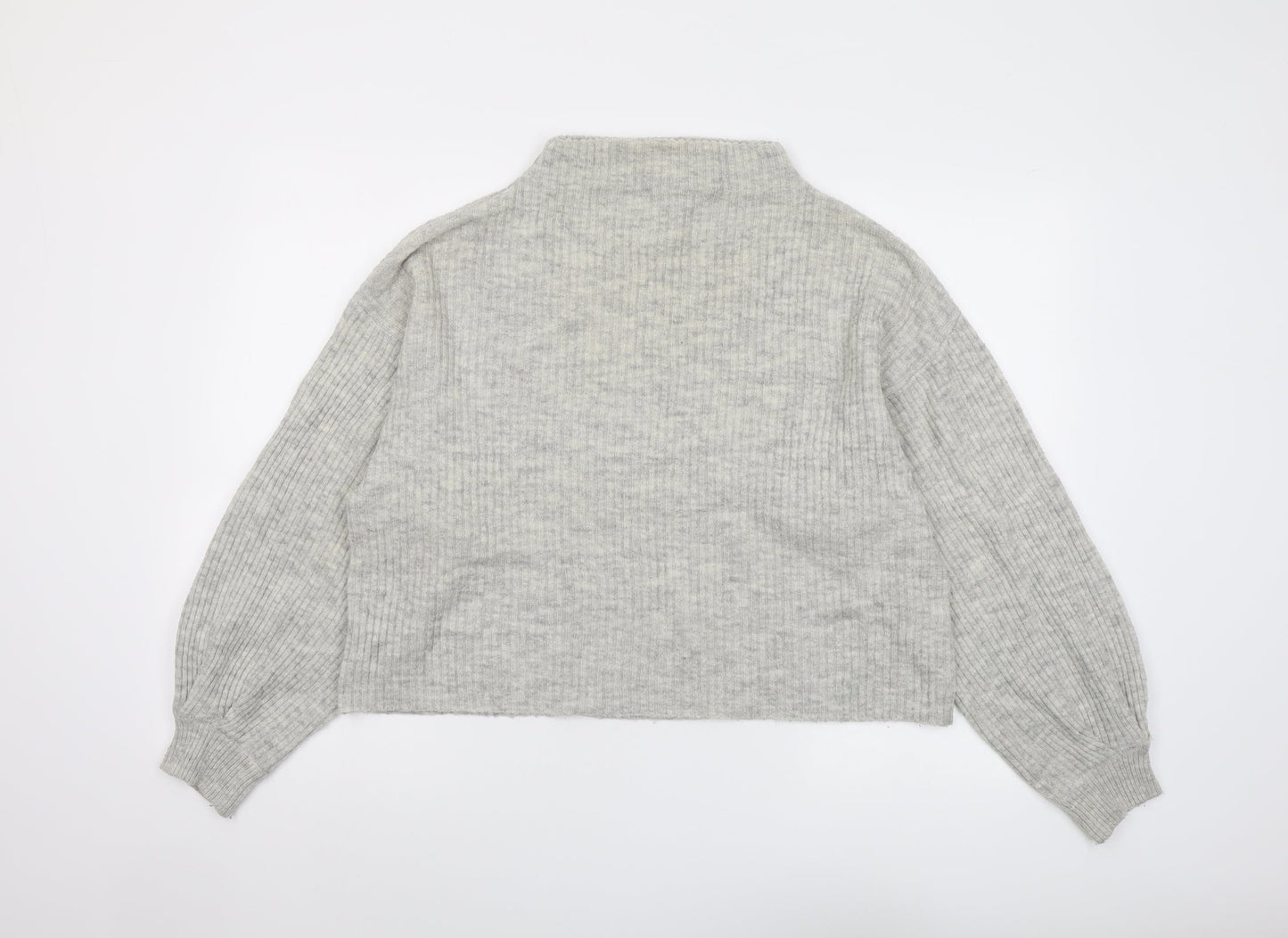 Womens UK Size M New Look Grey Pullover Jumper
