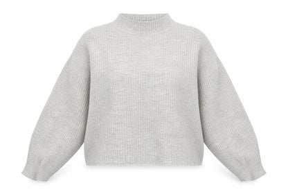 Womens UK Size M New Look Grey Pullover Jumper