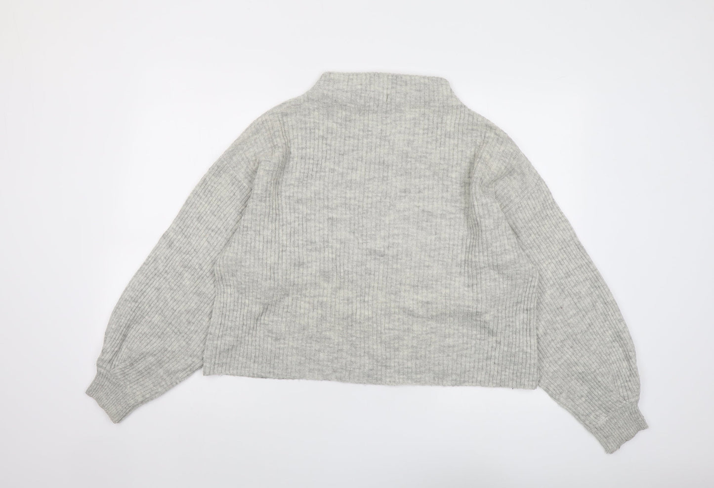 Womens UK Size M New Look Grey Pullover Jumper