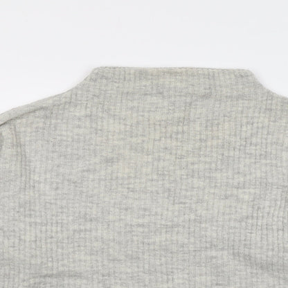 Womens UK Size M New Look Grey Pullover Jumper