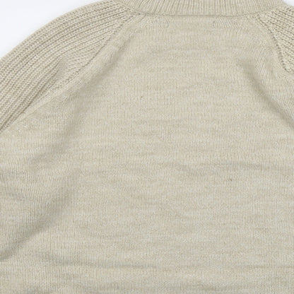 Womens UK Size XL Marks and Spencer Beige Pullover Jumper