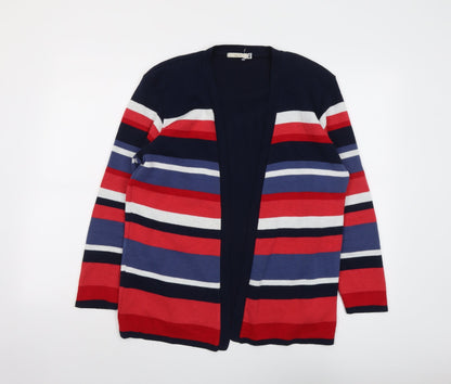 Womens UK Size M Vida Vi Multicoloured Cardigan Jumper