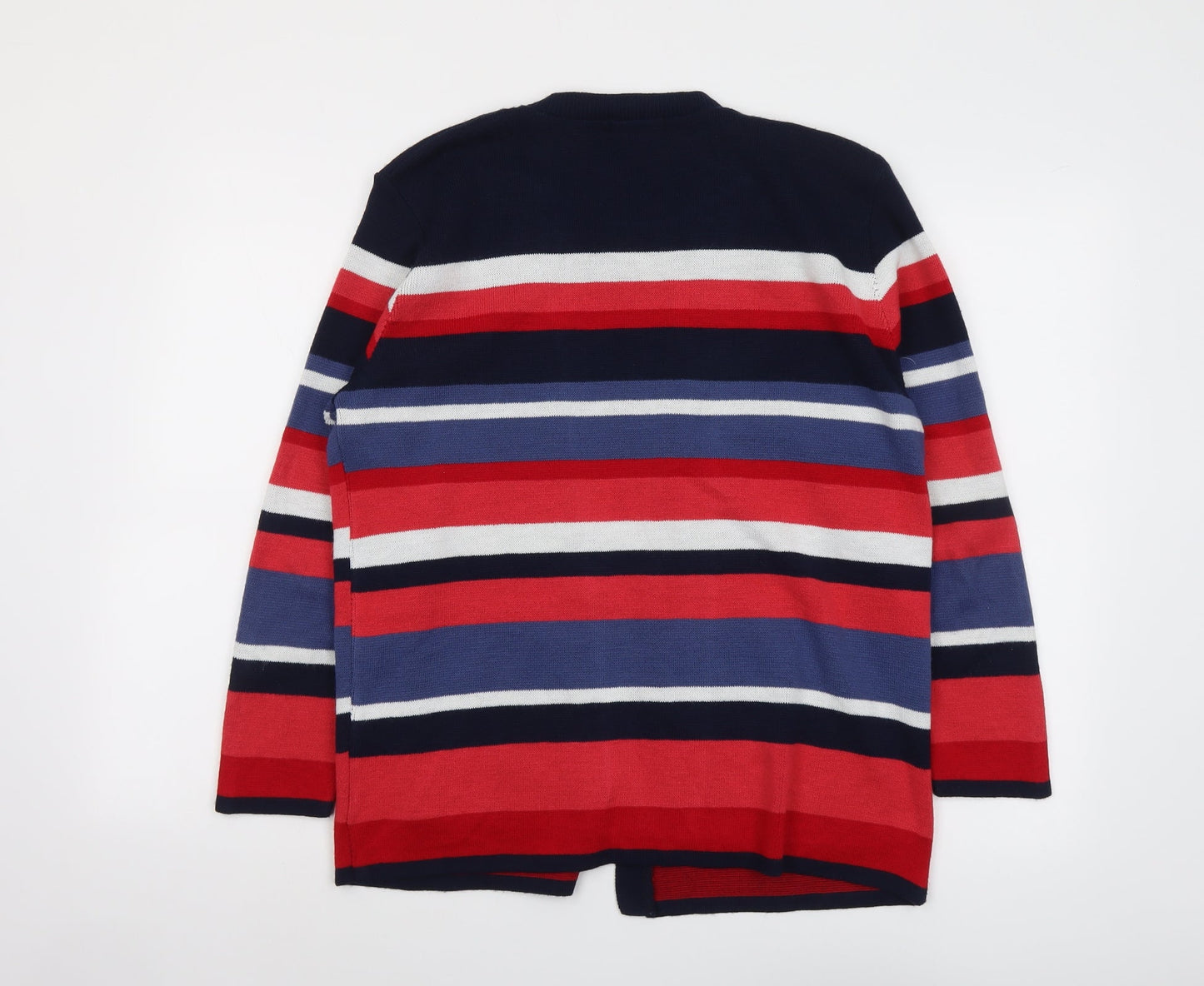 Womens UK Size M Vida Vi Multicoloured Cardigan Jumper