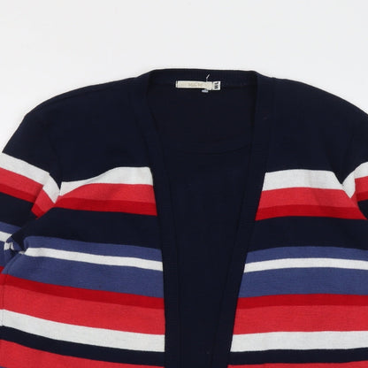 Womens UK Size M Vida Vi Multicoloured Cardigan Jumper
