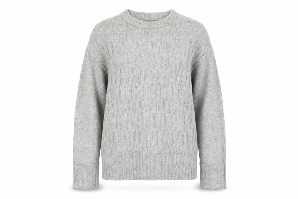 Womens UK Size S Marks and Spencer Grey Pullover Jumper