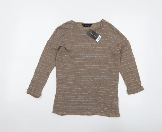 Womens UK Size 6 Dorothy Perkins Brown Pullover Jumper