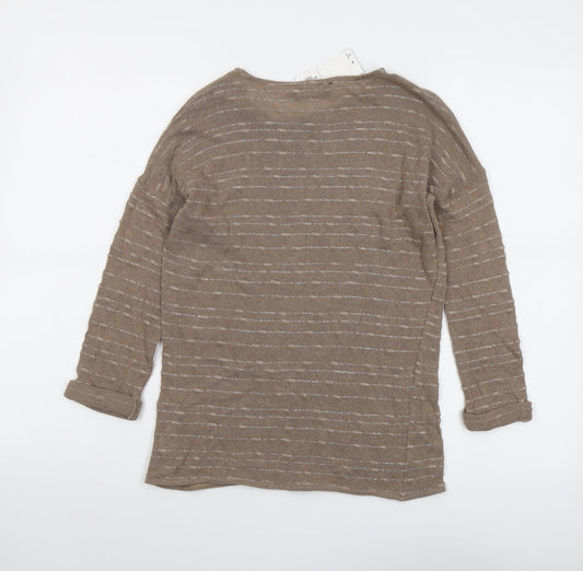 Womens UK Size 6 Dorothy Perkins Brown Pullover Jumper