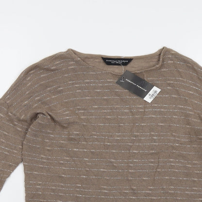 Womens UK Size 6 Dorothy Perkins Brown Pullover Jumper