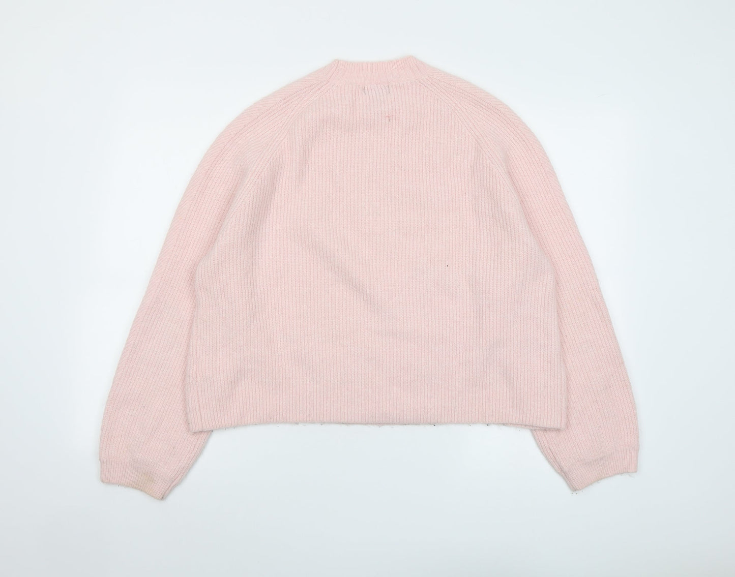 Womens UK Size 12 Topshop Pink Pullover Jumper