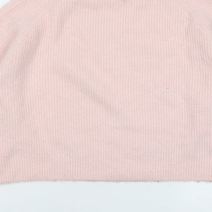 Womens UK Size 12 Topshop Pink Pullover Jumper
