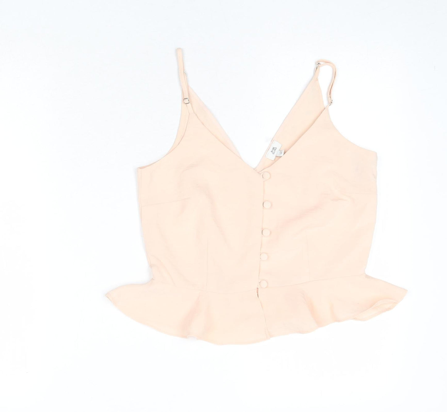 Womens UK Size 6 River Island Pink Camisole Tank
