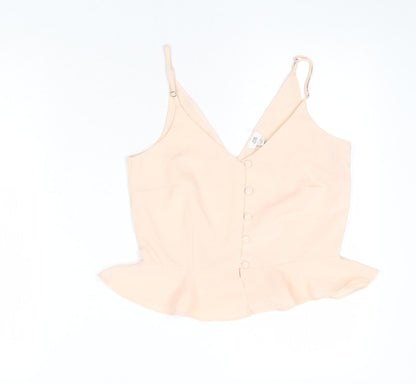 Womens UK Size 6 River Island Pink Camisole Tank