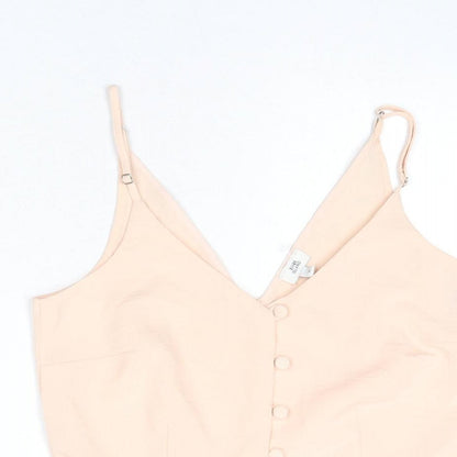 Womens UK Size 6 River Island Pink Camisole Tank