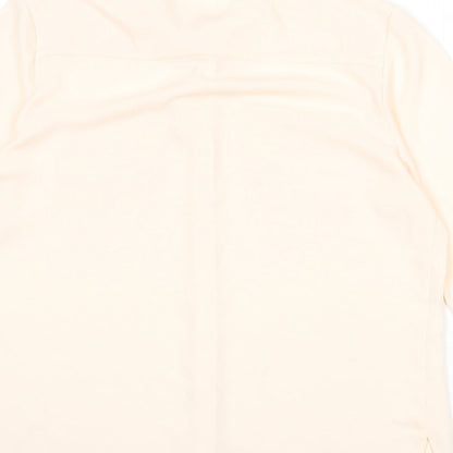 Womens UK Size 14 Dorothy Perkins Pink Basic Button-Up