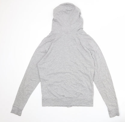 Christian Lacroix Womens Grey Cotton Full Zip Hoodie Size S Zip