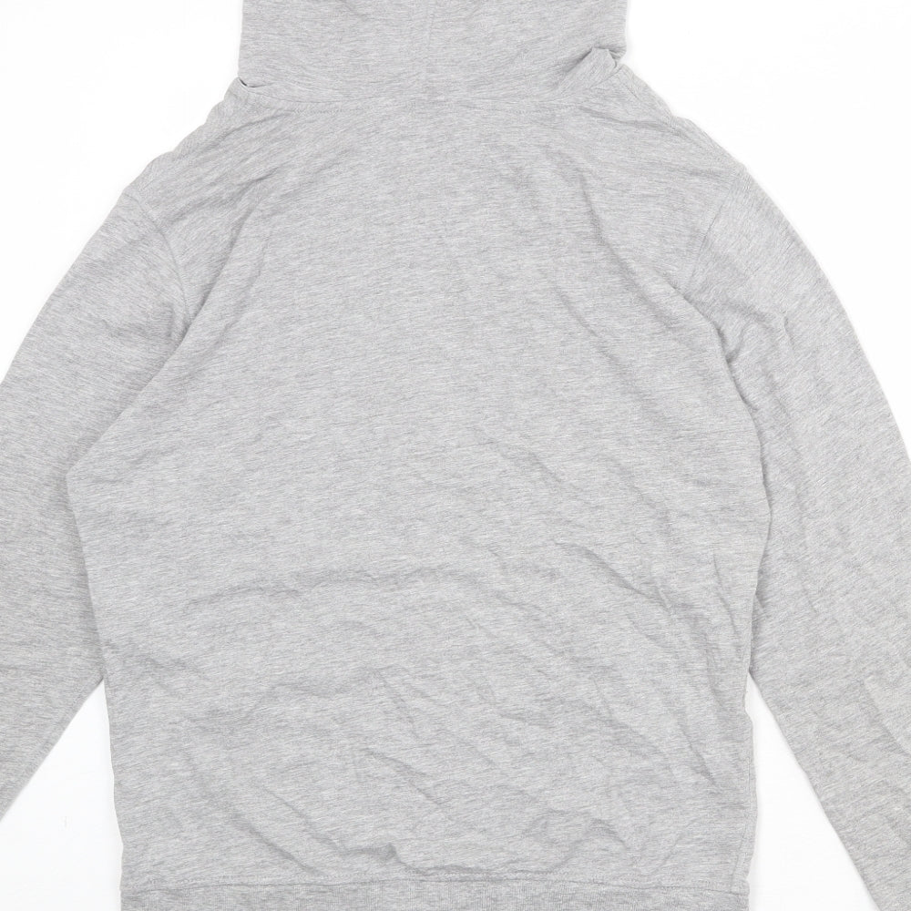 Christian Lacroix Womens Grey Cotton Full Zip Hoodie Size S Zip