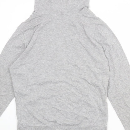 Christian Lacroix Womens Grey Cotton Full Zip Hoodie Size S Zip
