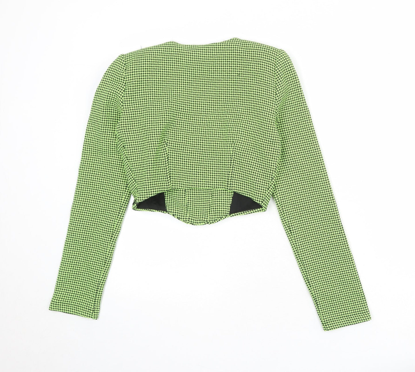 Womens UK Size S Zara Green Cropped Tank