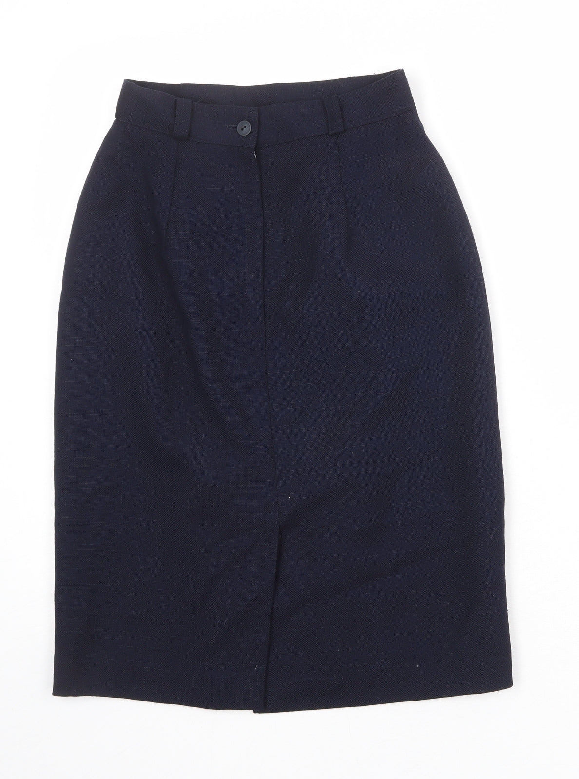 Hammels Womens Blue Polyester Straight & Pencil Skirt Size 8 Zip