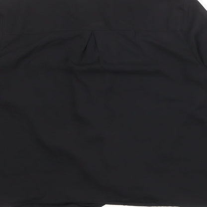 Womens UK Size 10 Topshop Black Basic Blouse