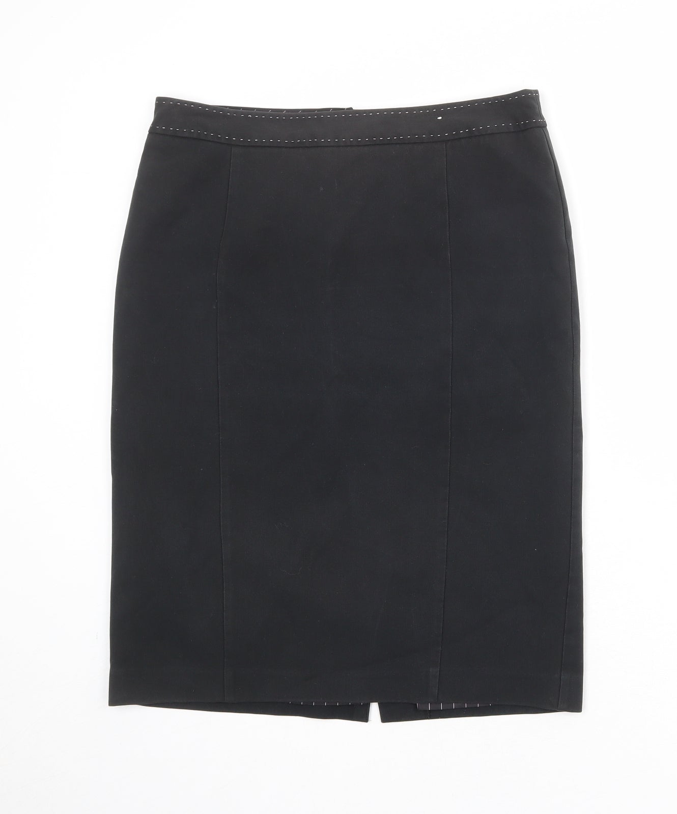 NEXT Womens Grey Polyester A-Line Skirt Size 12 Zip