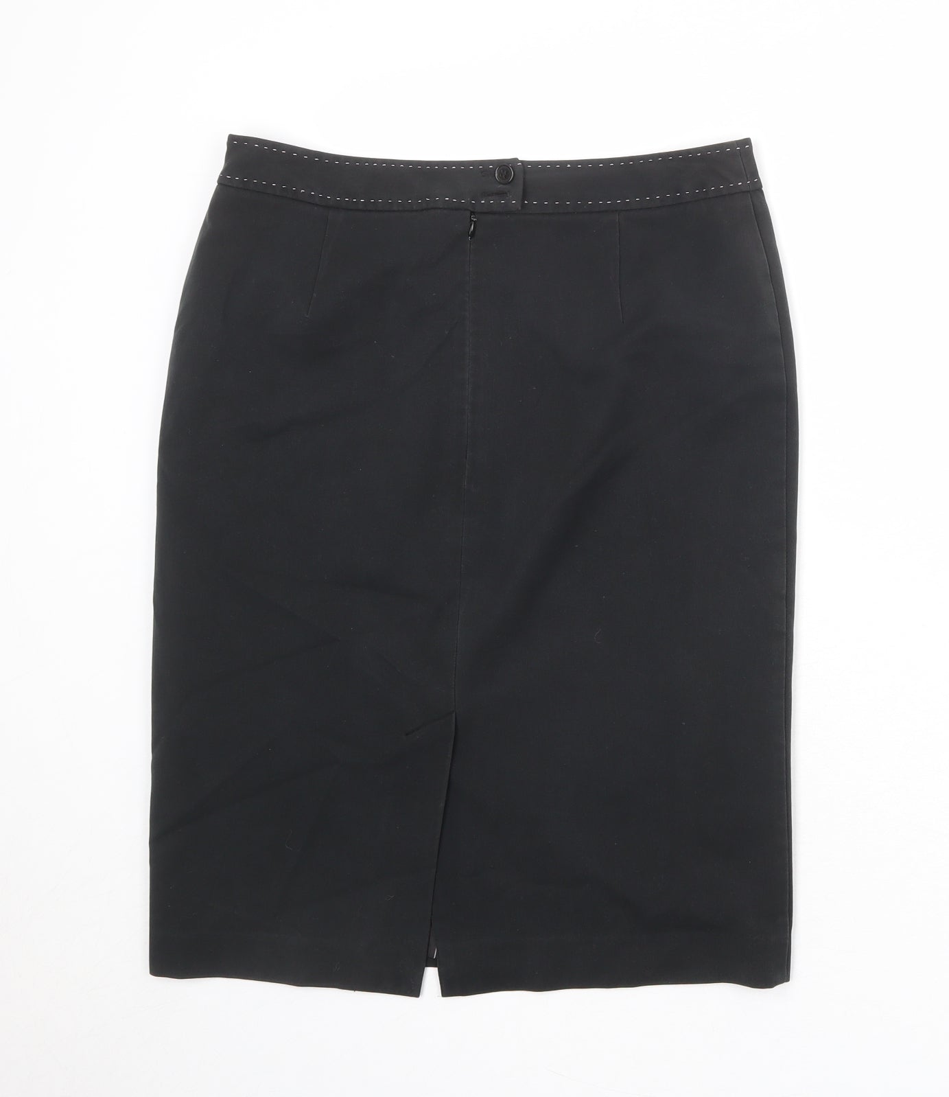 NEXT Womens Grey Polyester A-Line Skirt Size 12 Zip