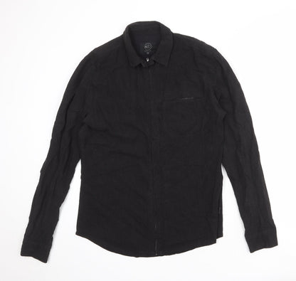 Mens UK Size M Bellfield Projex Black Jacket