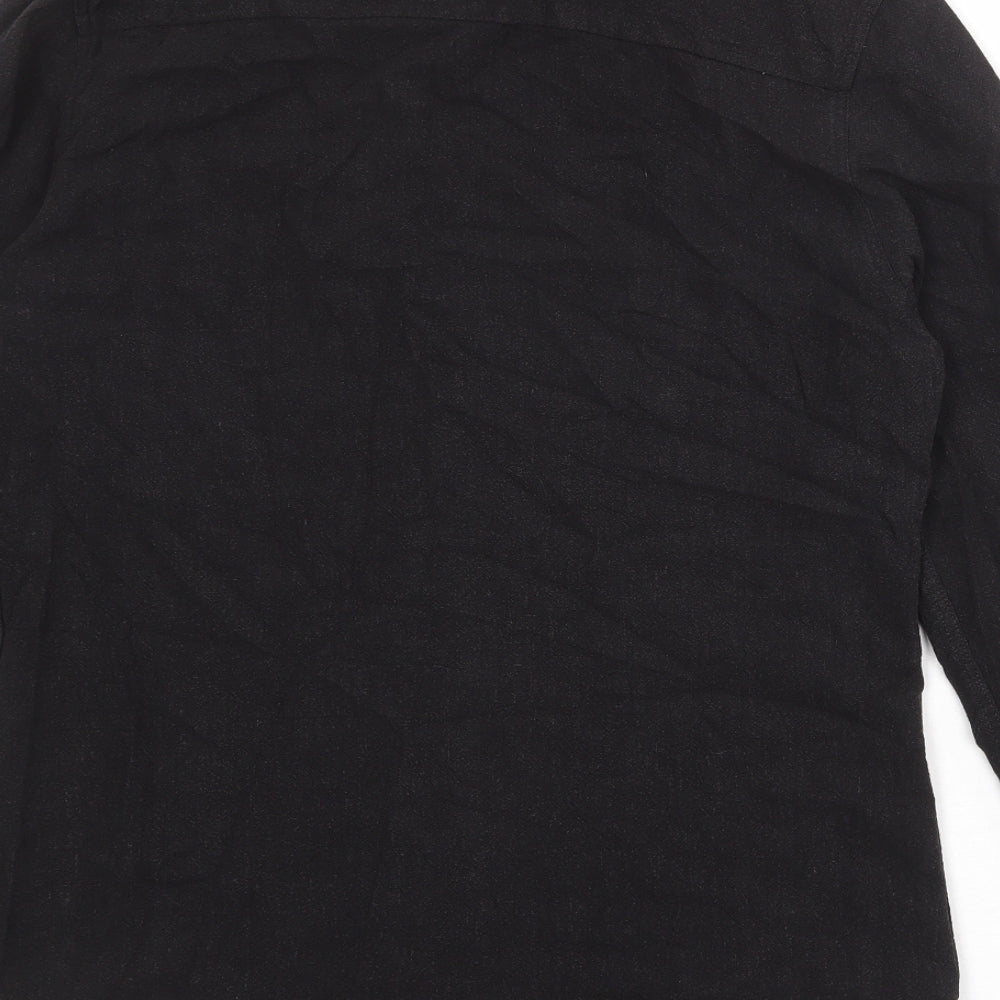 Mens UK Size M Bellfield Projex Black Jacket
