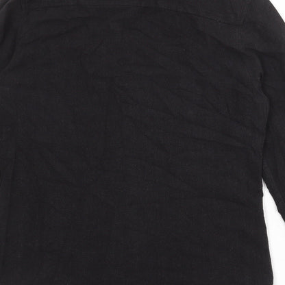Mens UK Size M Bellfield Projex Black Jacket