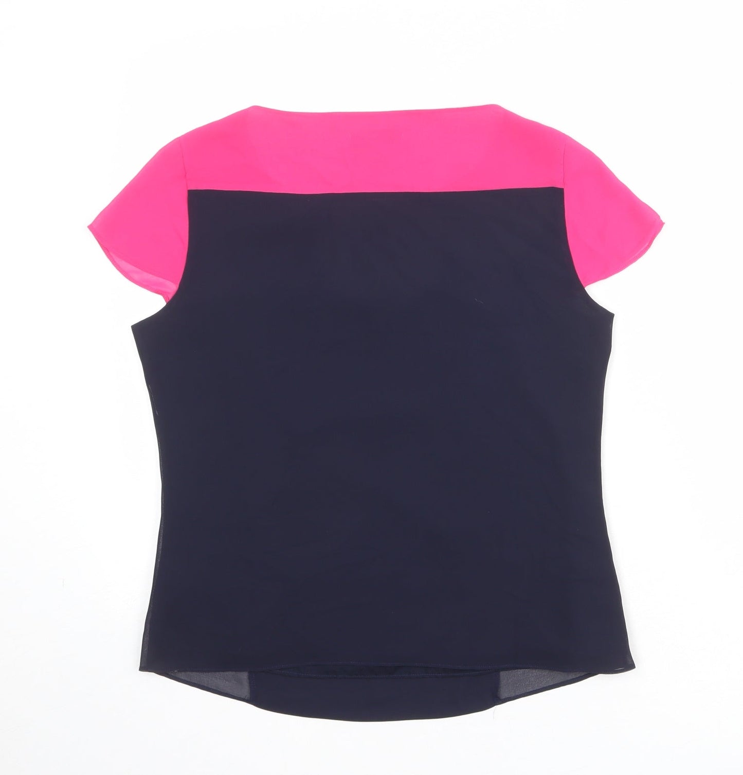 Womens UK Size 10 Per Una Blue Basic Blouse