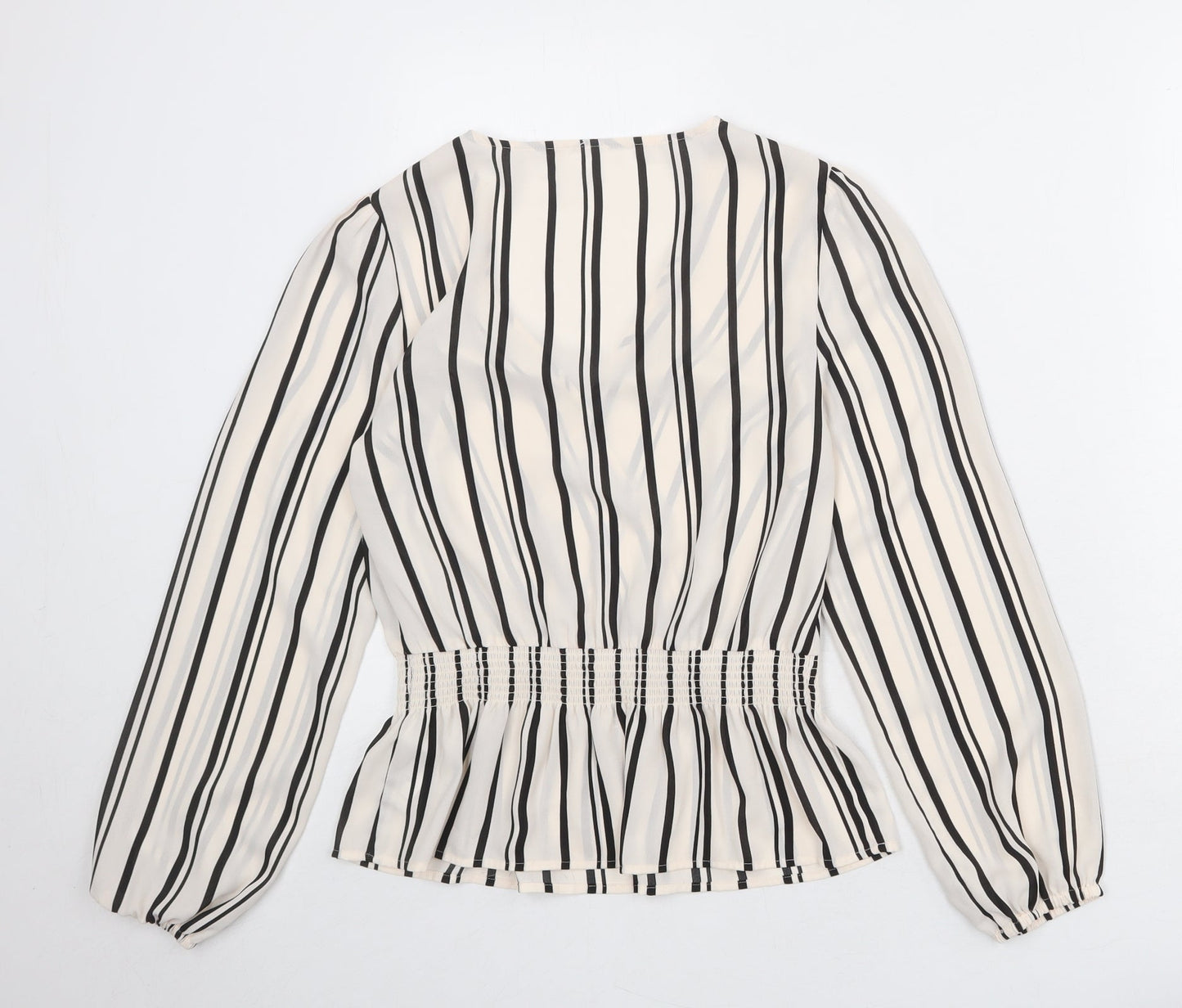 Womens UK Size 8 Oasis Ivory Basic Blouse