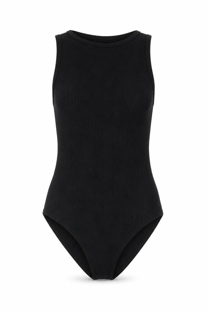 Womens UK Size 6 Nasty Gal One-Piece Black Bodysuit