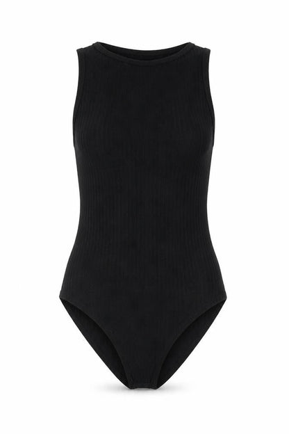 Womens UK Size 6 Nasty Gal One-Piece Black Bodysuit