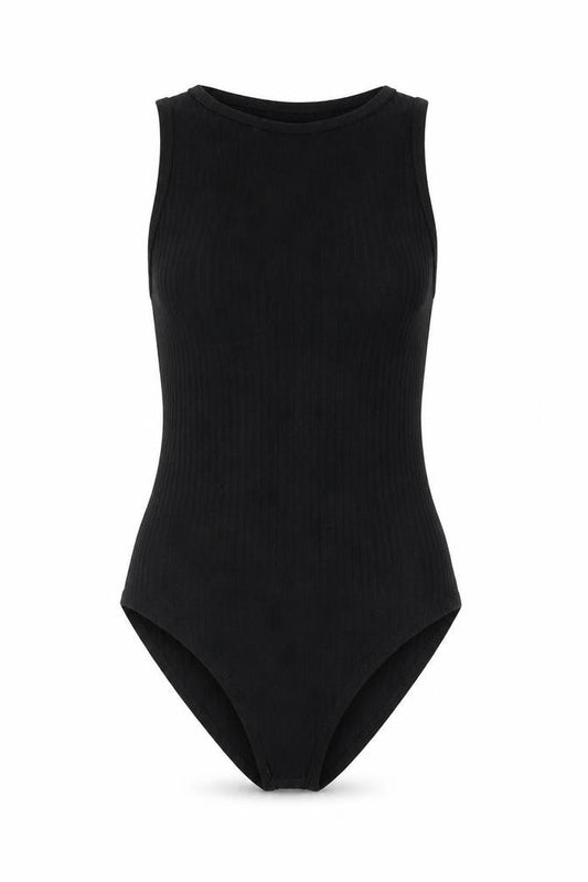 Womens UK Size 6 Nasty Gal One-Piece Black Bodysuit
