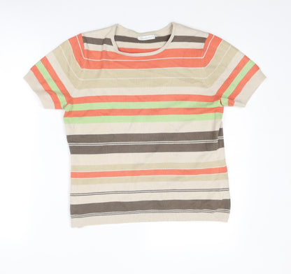 Womens UK Size 16 Berkertex Multicoloured Pullover Jumper