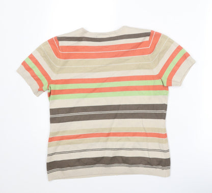 Womens UK Size 16 Berkertex Multicoloured Pullover Jumper