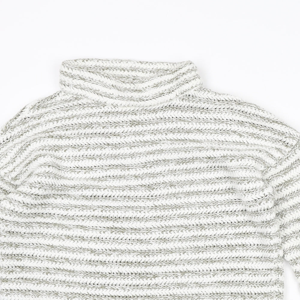 Womens UK Size 14 M&Co White Pullover Jumper