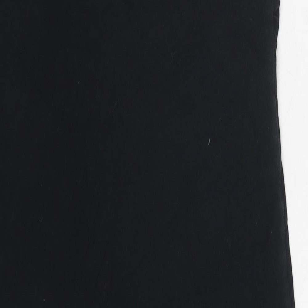 Miss Selfridge Womens Black Cotton Basic Blouse Size 10 Sweetheart - Strapless