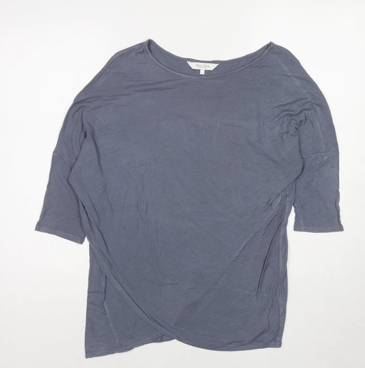 Womens UK Size L Part Two Grey Basic T-Shirt