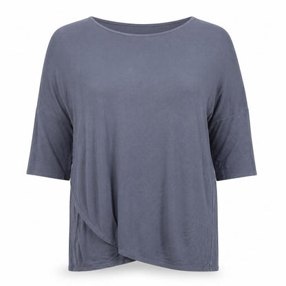 Womens UK Size L Part Two Grey Basic T-Shirt