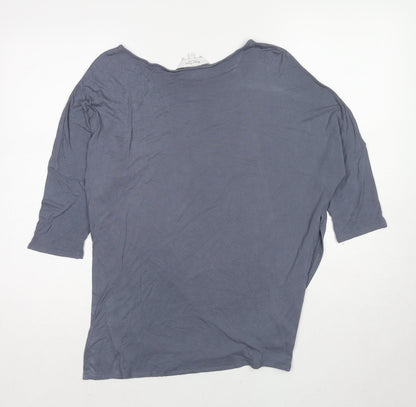 Womens UK Size L Part Two Grey Basic T-Shirt