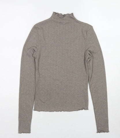 Womens UK Size S NEXT Brown Pullover Jumper