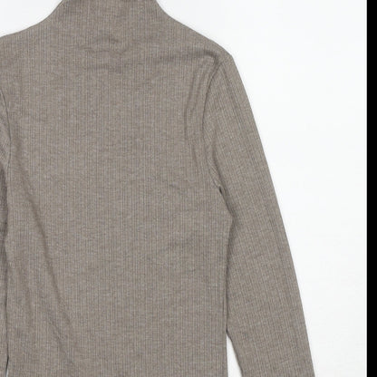 Womens UK Size S NEXT Brown Pullover Jumper