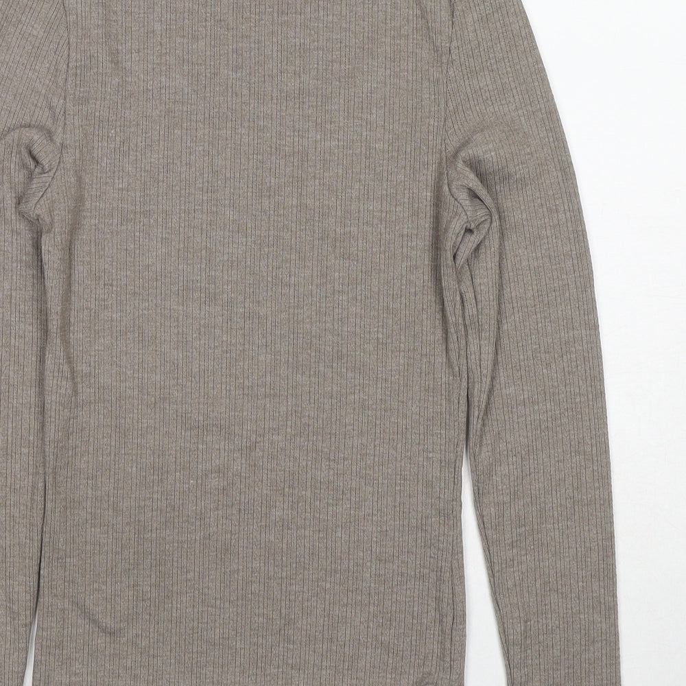 Womens UK Size S NEXT Brown Pullover Jumper