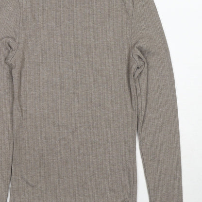 Womens UK Size S NEXT Brown Pullover Jumper