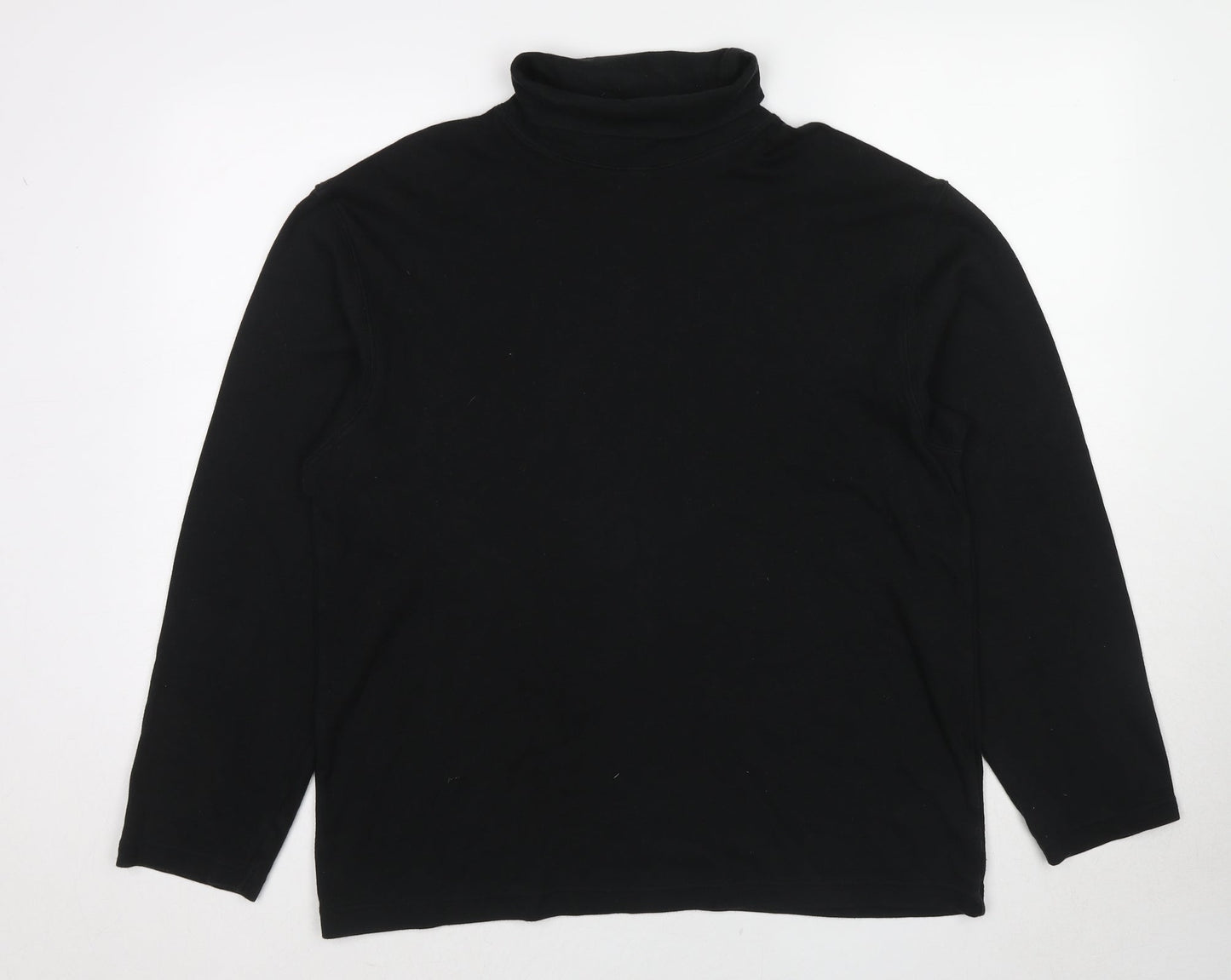 BHS Womens Black Cotton Pullover Sweatshirt Size L Pullover