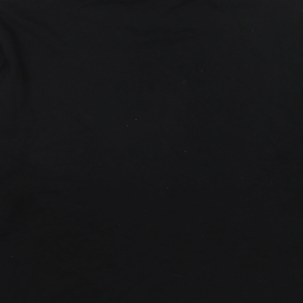 BHS Womens Black Cotton Pullover Sweatshirt Size L Pullover